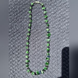 Green Beaded Necklace